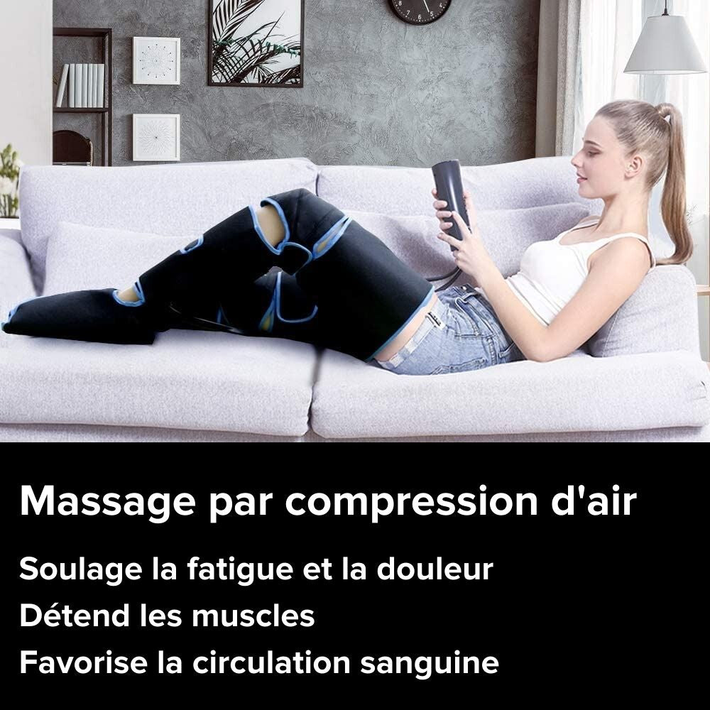 Wellness360 : Masseur de Jambes à Pression d'Air